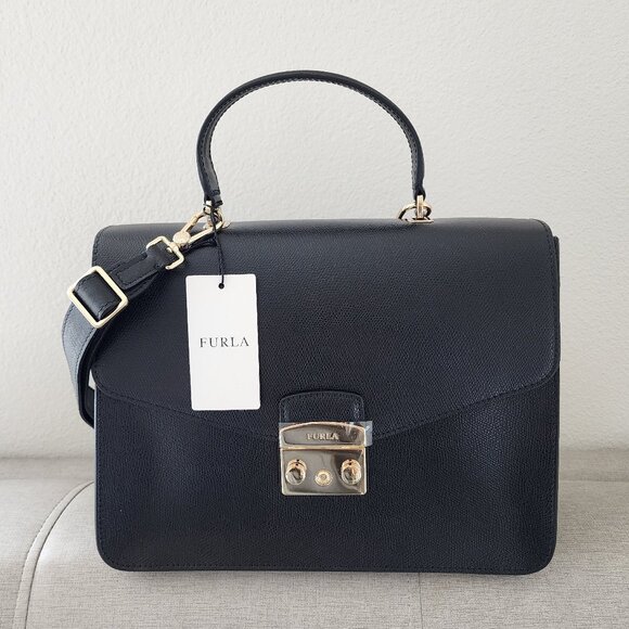 NWT Furla Metropolis Top Handle Bag (#14)🖤 - Picture 4 of 13
